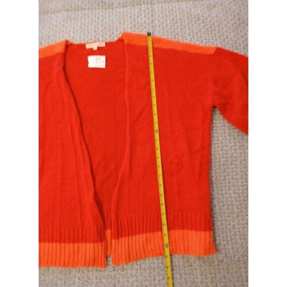 Truly madly deeply  balloon sleeve Cardigan Sweater Sm Orange Boho Cottage Core - Picture 6 of 9
